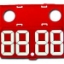 Picture of Preçário com fundo Vermelho Números a Branco