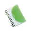 Picture of BLOCO DE NOTAS ESPIRAL CAPA PP 78X108 VERDE CLARO TRANSLÚCIDO (93476.22)