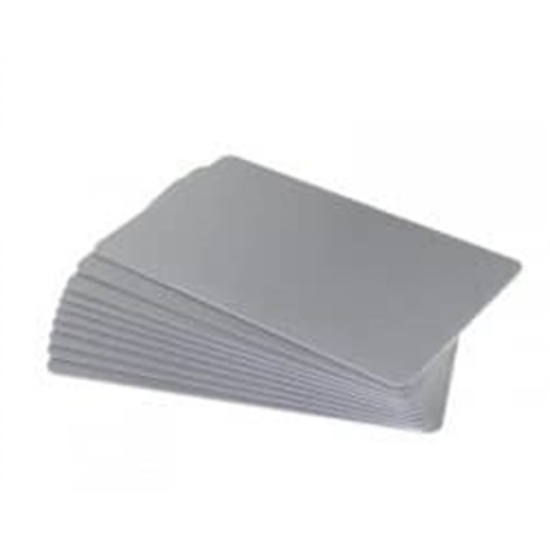 Imagem de Cartão PVC 0.76mm Prata metalizado + BM Hi-Co
