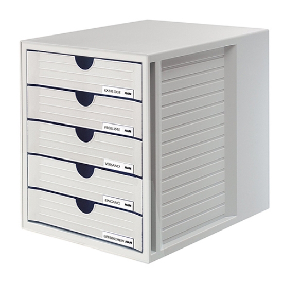Picture of DISTRIBUIDOR 5 GAVETAS HAN SYSTEM BOX 1450-11 CINZA FECHADO