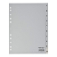 Imagem de SEPARADOR PP A4 10 POSIÇOES DURABLE 6511 NUMERADO CINZA