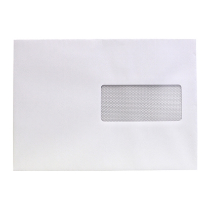 Imagem de ENVELOPES C/5 162X229MM COM JANELA BRANCO 90GR ADESIVO (CAIXA 500 UNI)