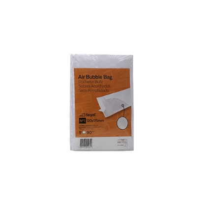 Imagem de SACO ALMOFADADO BRANCO Nº1 120X175MM (BOLHAS DE AR)