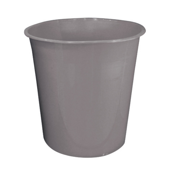Imagem de CESTO PAPEIS INUTEIS FEGOL PLAST.OPACO 13LT 301 CINZA