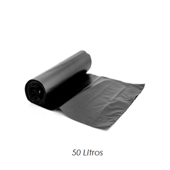 Picture of SACOS DE LIXO PRETO 50 LITROS (ROLO 10 UNI)