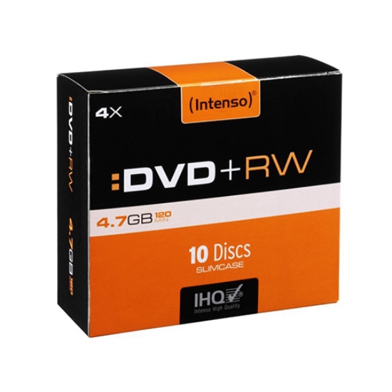 Imagem de DVD+RW 4.7GB/120M. INTENSO (4211632) (CX.SLIM)