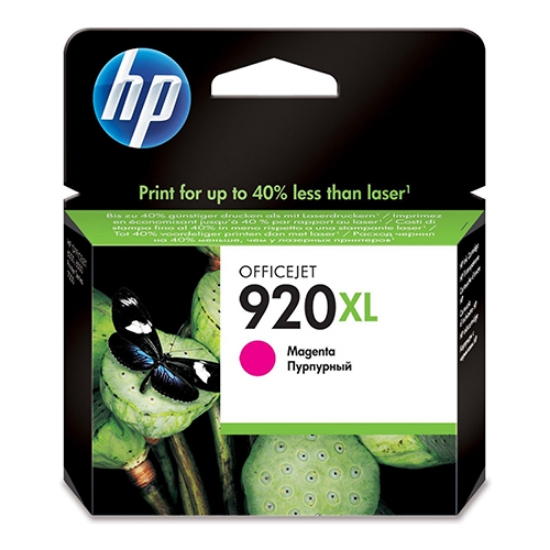 Imagem de TINTEIRO ORIGINAL HP 920XL CD973AE MAGENTA ALTA CAPAC.