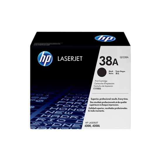 Picture of TONER ORIGINAL HP 38A Q1338A PRETO 12.000 PAGINAS