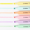 Picture of BLISTER COM 6 MARCADORES FLUORESCENTES STABILO SWING COOL PASTEL 275/6-08
