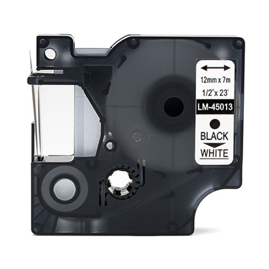 Picture of FITA P/DYMO D1 12MMX7MT PRETA/BRANCA (45013)