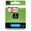 Imagem de FITA DYMO D1 12MMX7MT VERMELHA/TRANSP. 45012/S0720520