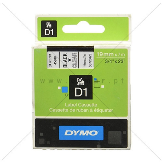 Picture of FITA DYMO D1 19MMX7MT PRETA/TRANSP. REF.45800/S0720820