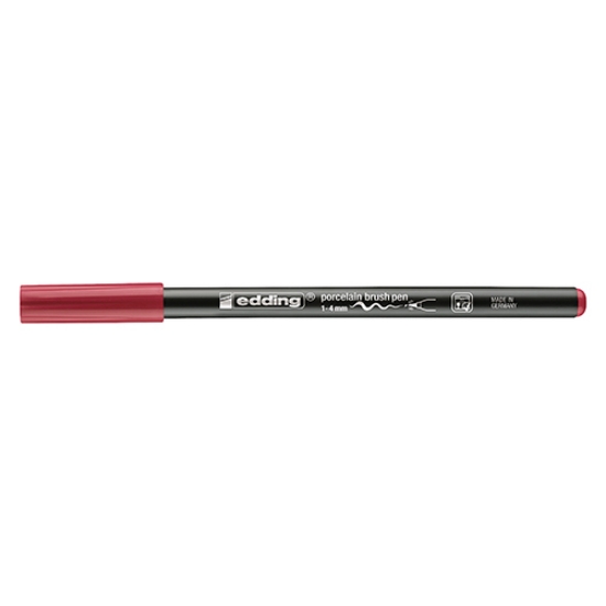 Picture of MARC. PORCELANA BRUSH PEN EDDING 4200-019 VERM. CARMIM