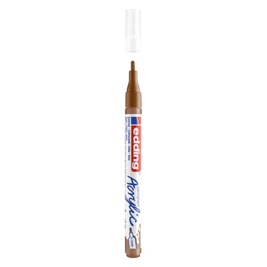 Imagem de MARCADOR EDDING ACRYLIC F 5300 CASTANHO AVELÃ 919